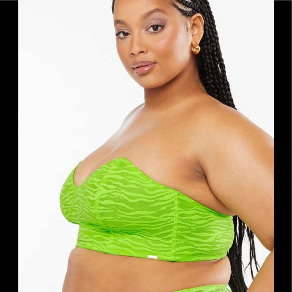 ⭐️New⭐️ Savage X Fenty Curvy Lace Bandeau Bralette - Picture 2 of 6